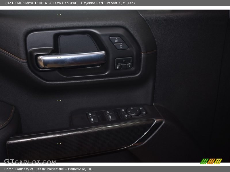 Cayenne Red Tintcoat / Jet Black 2021 GMC Sierra 1500 AT4 Crew Cab 4WD