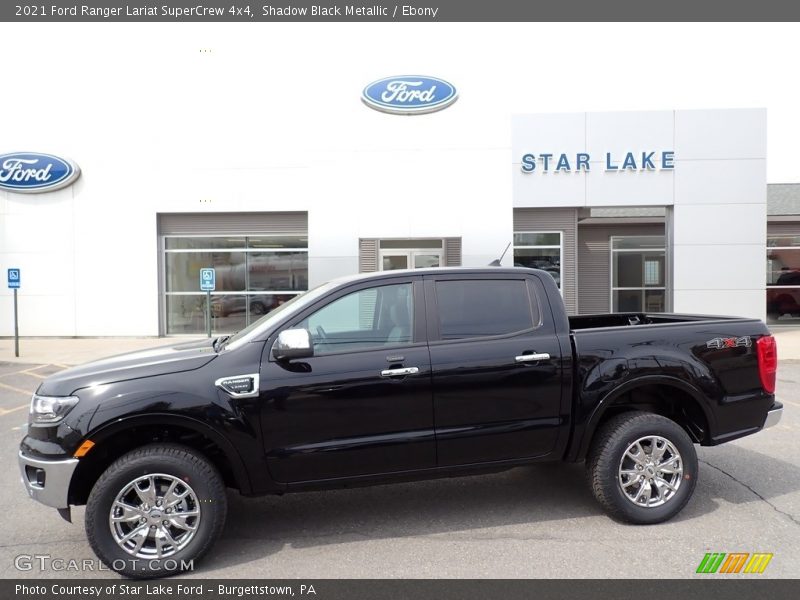 Shadow Black Metallic / Ebony 2021 Ford Ranger Lariat SuperCrew 4x4