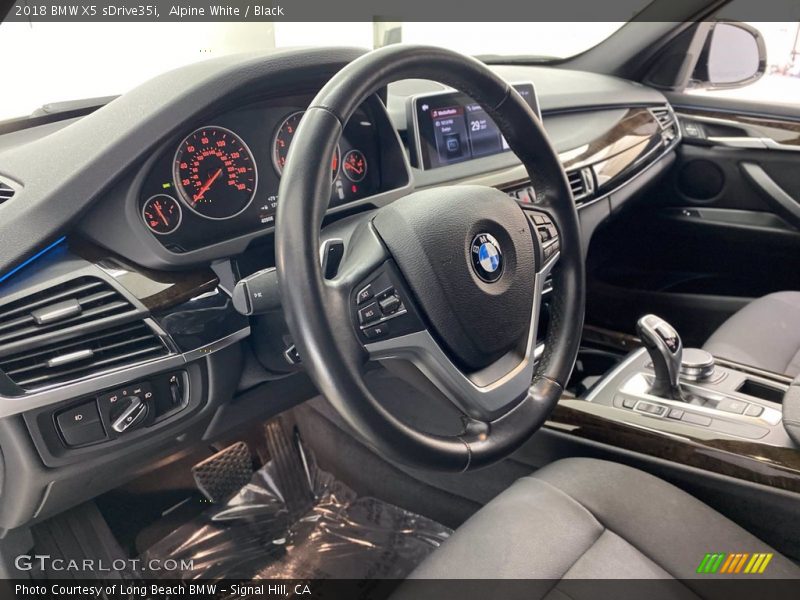 Alpine White / Black 2018 BMW X5 sDrive35i