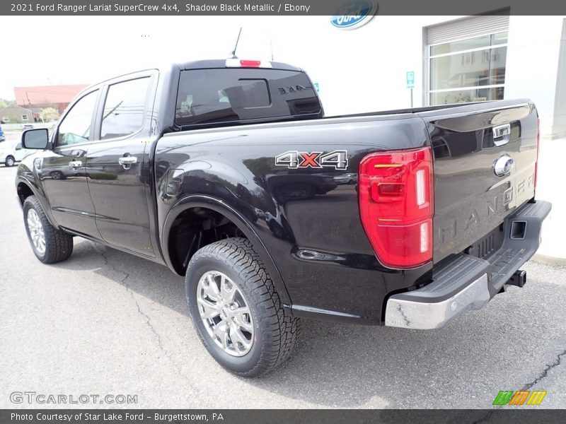 Shadow Black Metallic / Ebony 2021 Ford Ranger Lariat SuperCrew 4x4