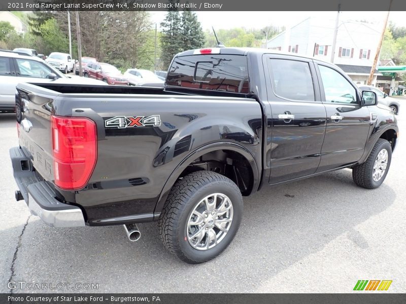 Shadow Black Metallic / Ebony 2021 Ford Ranger Lariat SuperCrew 4x4