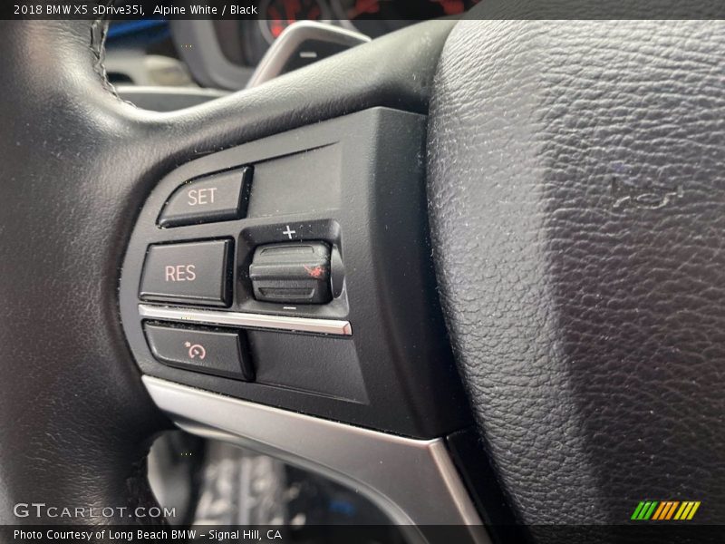 Alpine White / Black 2018 BMW X5 sDrive35i