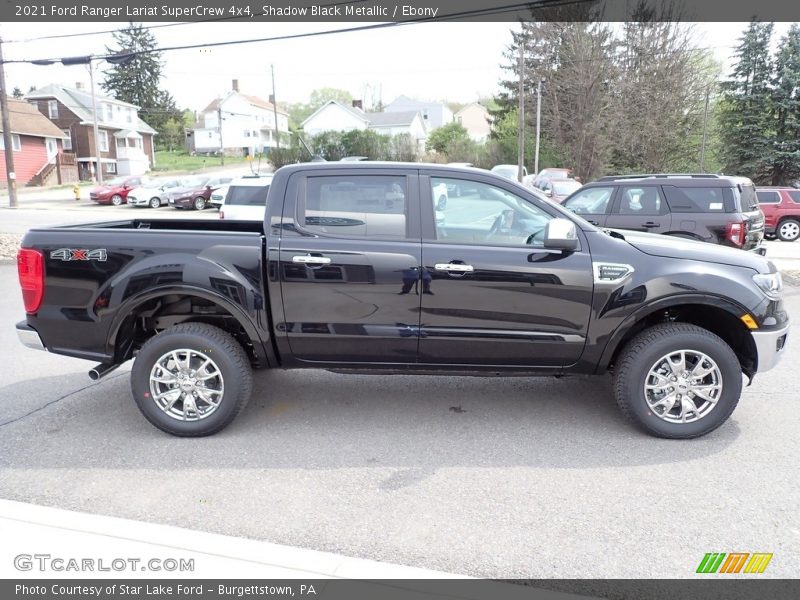 Shadow Black Metallic / Ebony 2021 Ford Ranger Lariat SuperCrew 4x4