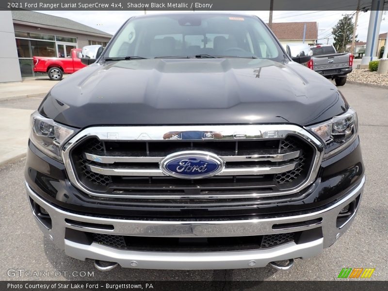 Shadow Black Metallic / Ebony 2021 Ford Ranger Lariat SuperCrew 4x4