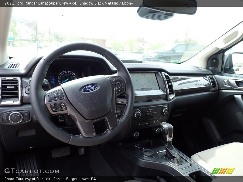 Shadow Black Metallic / Ebony 2021 Ford Ranger Lariat SuperCrew 4x4