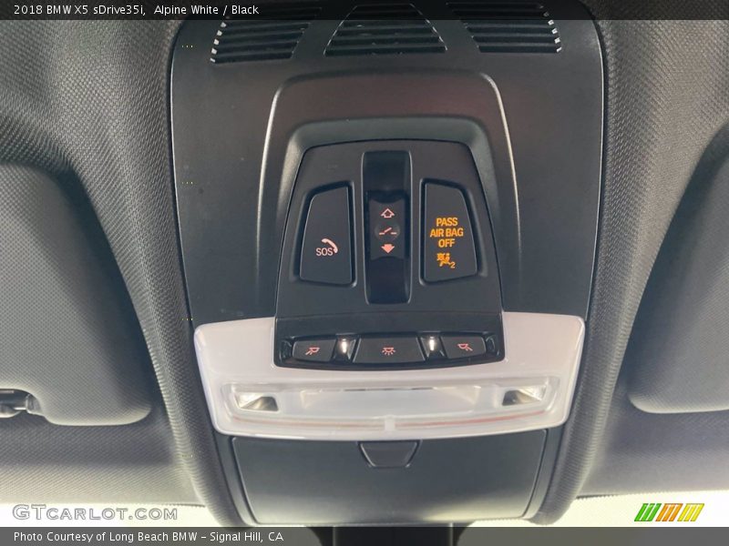 Alpine White / Black 2018 BMW X5 sDrive35i