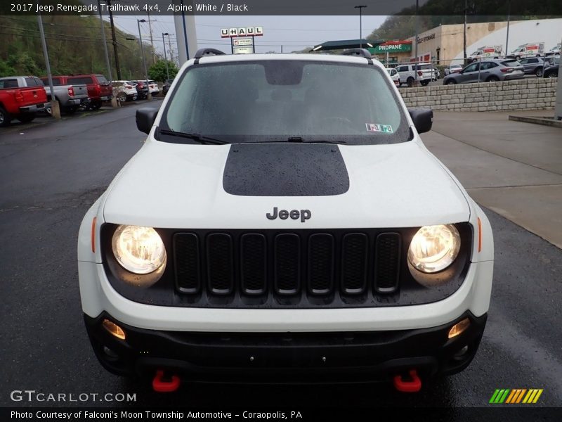 Alpine White / Black 2017 Jeep Renegade Trailhawk 4x4