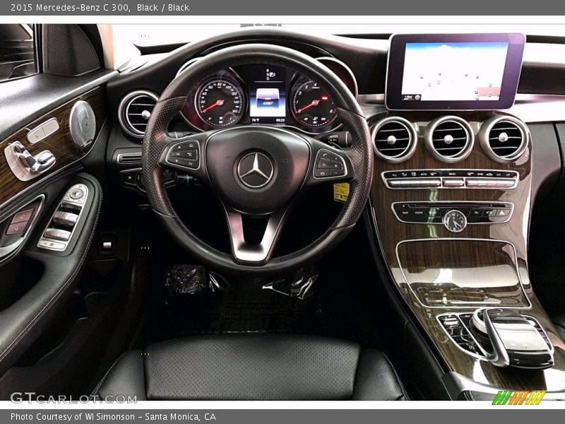 Black / Black 2015 Mercedes-Benz C 300