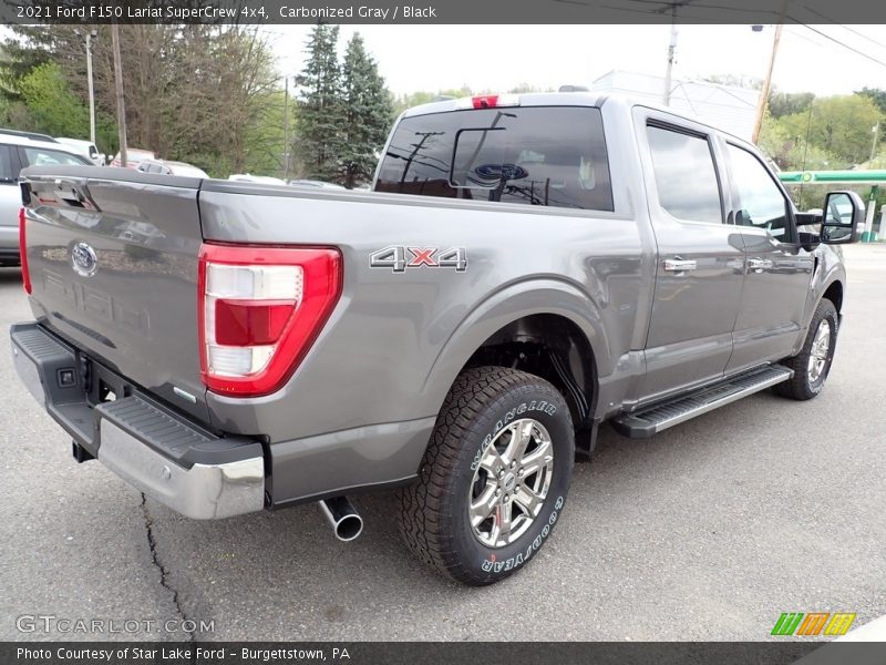 Carbonized Gray / Black 2021 Ford F150 Lariat SuperCrew 4x4