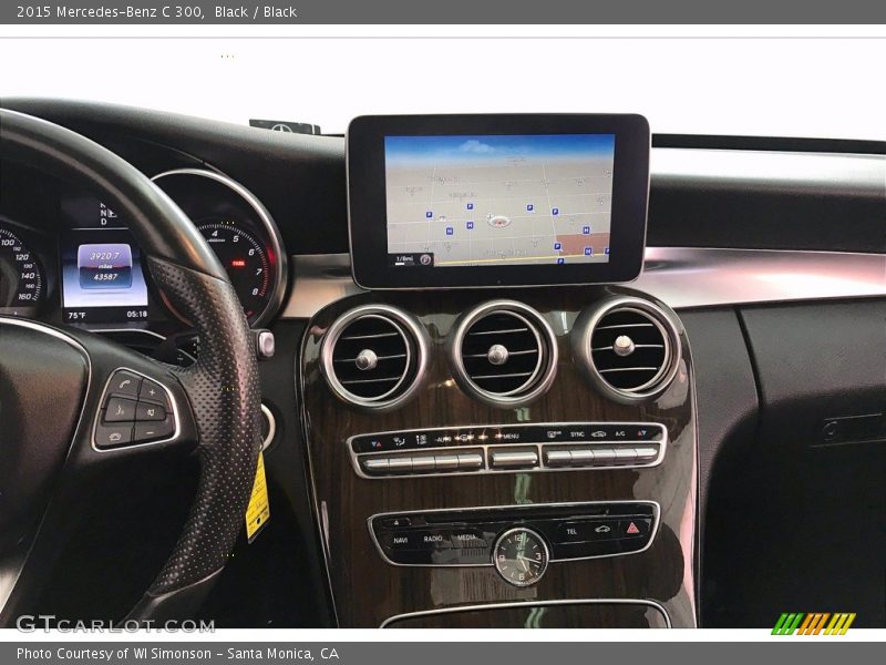 Black / Black 2015 Mercedes-Benz C 300