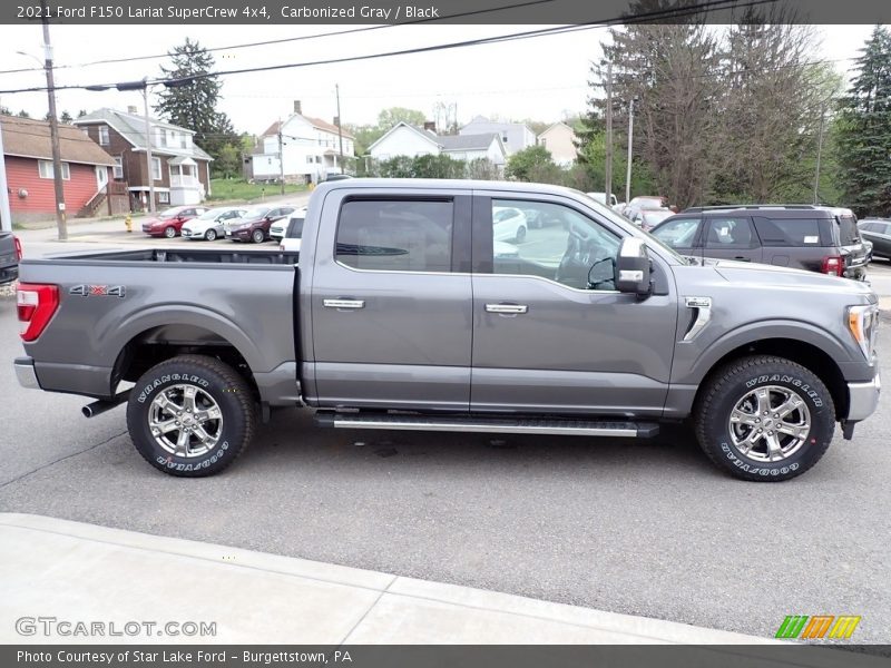 Carbonized Gray / Black 2021 Ford F150 Lariat SuperCrew 4x4