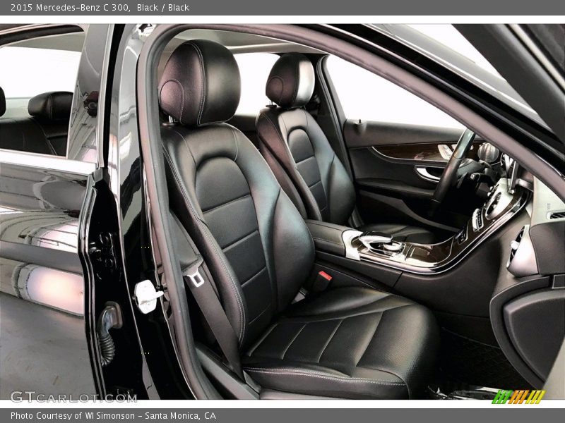 Black / Black 2015 Mercedes-Benz C 300