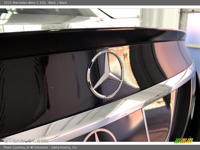 Black / Black 2015 Mercedes-Benz C 300