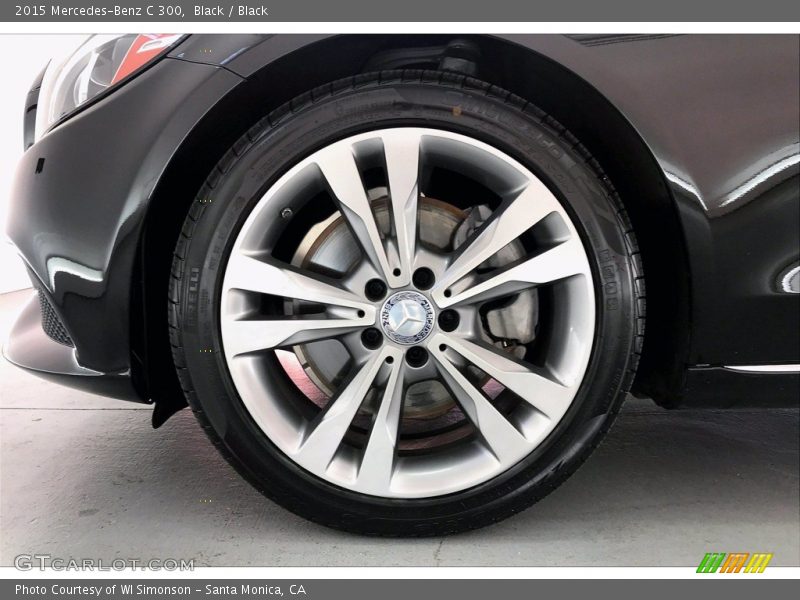Black / Black 2015 Mercedes-Benz C 300