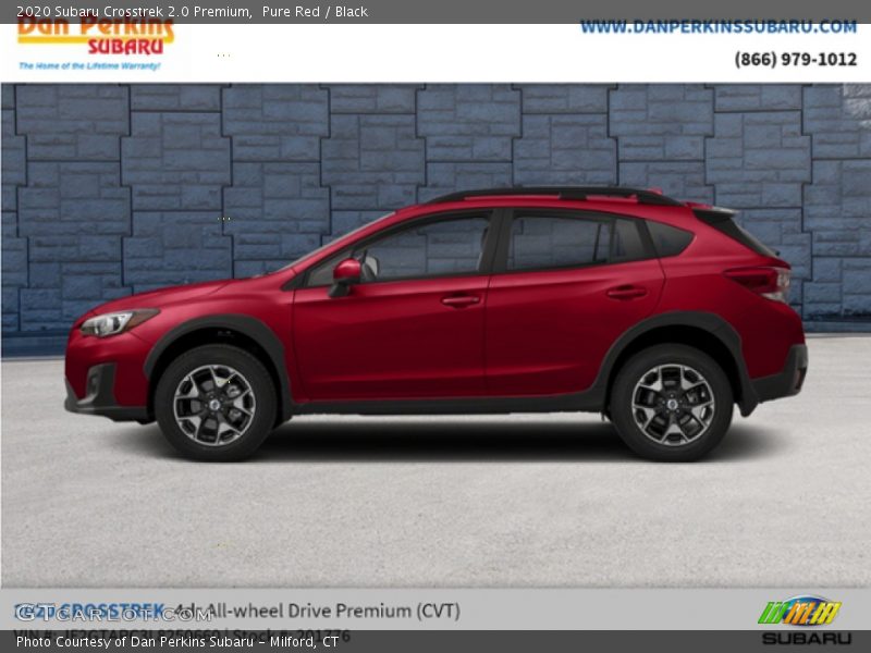 Pure Red / Black 2020 Subaru Crosstrek 2.0 Premium