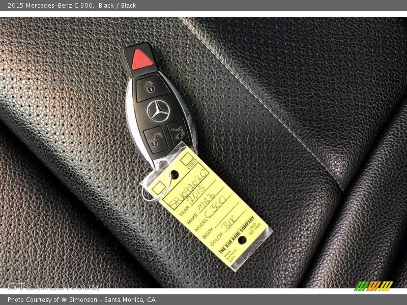 Black / Black 2015 Mercedes-Benz C 300