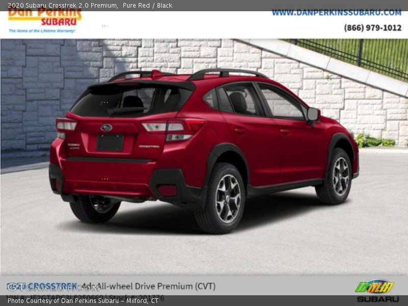Pure Red / Black 2020 Subaru Crosstrek 2.0 Premium