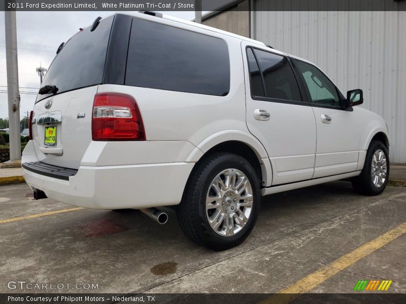 White Platinum Tri-Coat / Stone 2011 Ford Expedition Limited