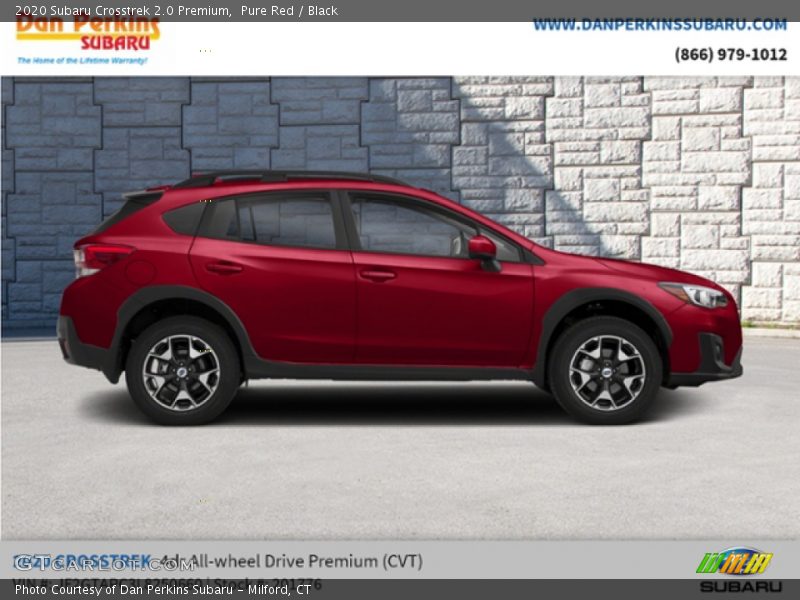 Pure Red / Black 2020 Subaru Crosstrek 2.0 Premium