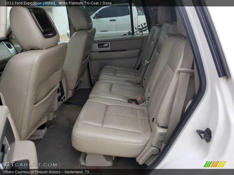 White Platinum Tri-Coat / Stone 2011 Ford Expedition Limited