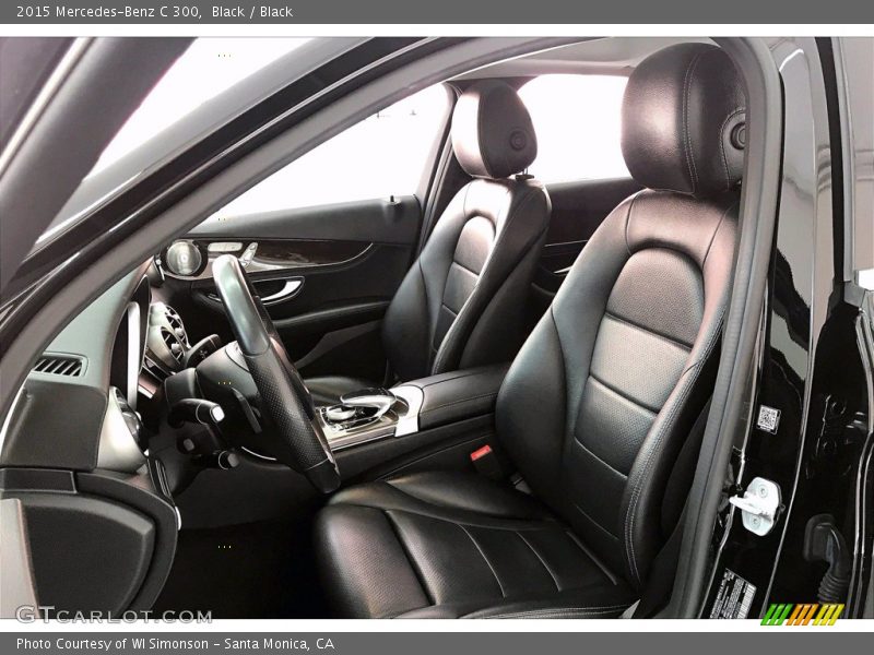 Black / Black 2015 Mercedes-Benz C 300