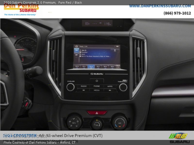 Pure Red / Black 2020 Subaru Crosstrek 2.0 Premium