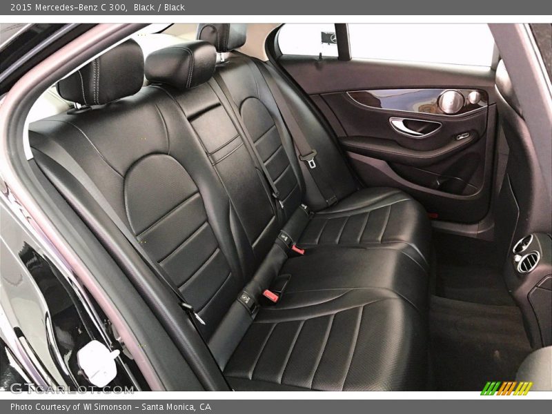 Black / Black 2015 Mercedes-Benz C 300