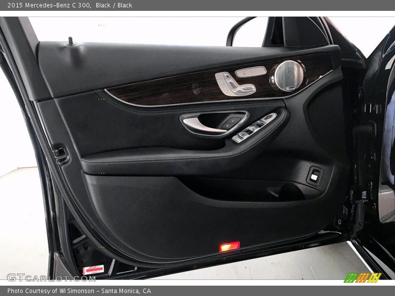 Black / Black 2015 Mercedes-Benz C 300