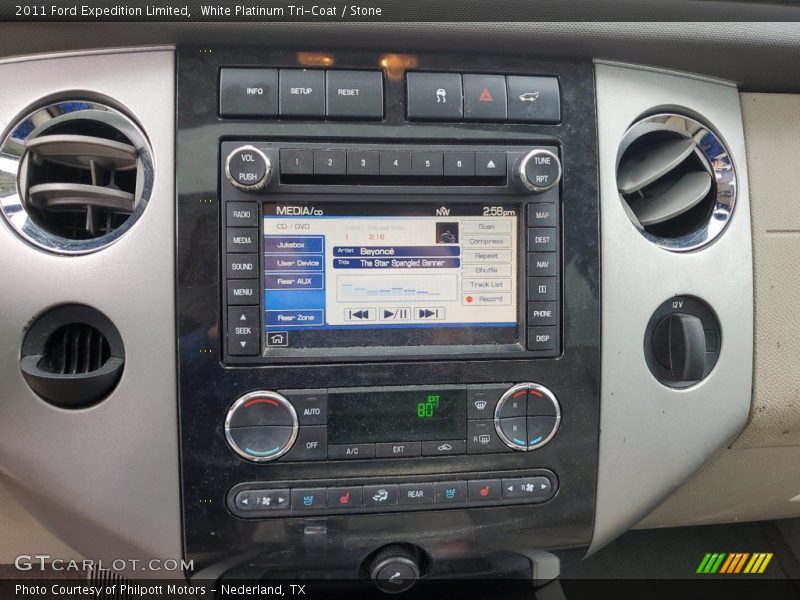 White Platinum Tri-Coat / Stone 2011 Ford Expedition Limited