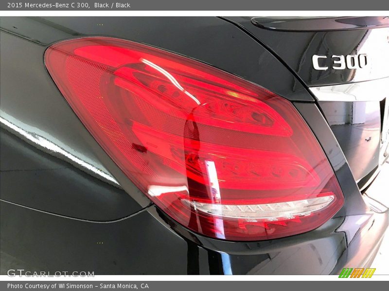 Black / Black 2015 Mercedes-Benz C 300