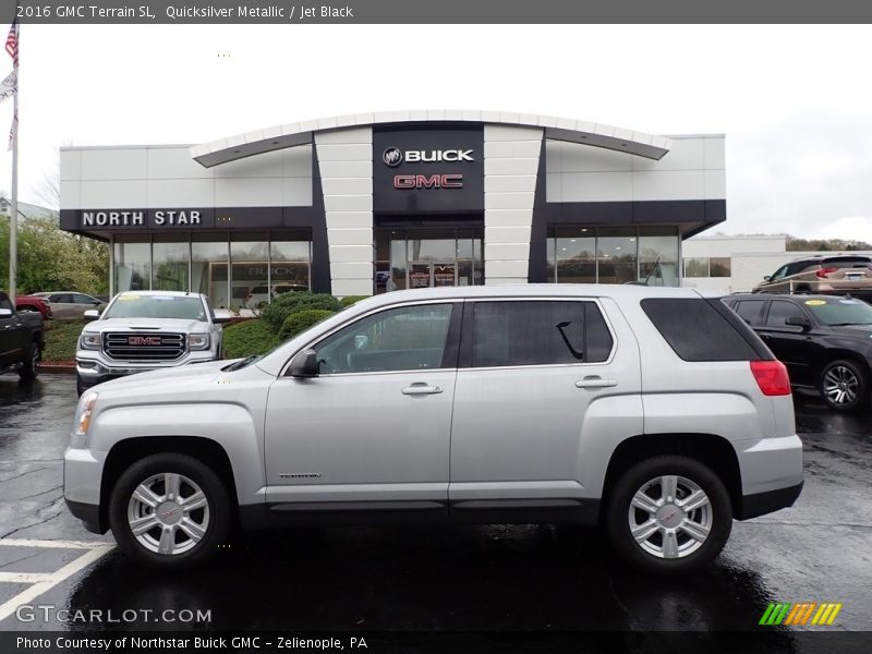 Quicksilver Metallic / Jet Black 2016 GMC Terrain SL
