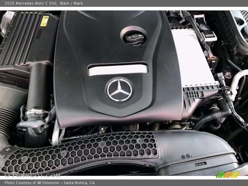 Black / Black 2015 Mercedes-Benz C 300