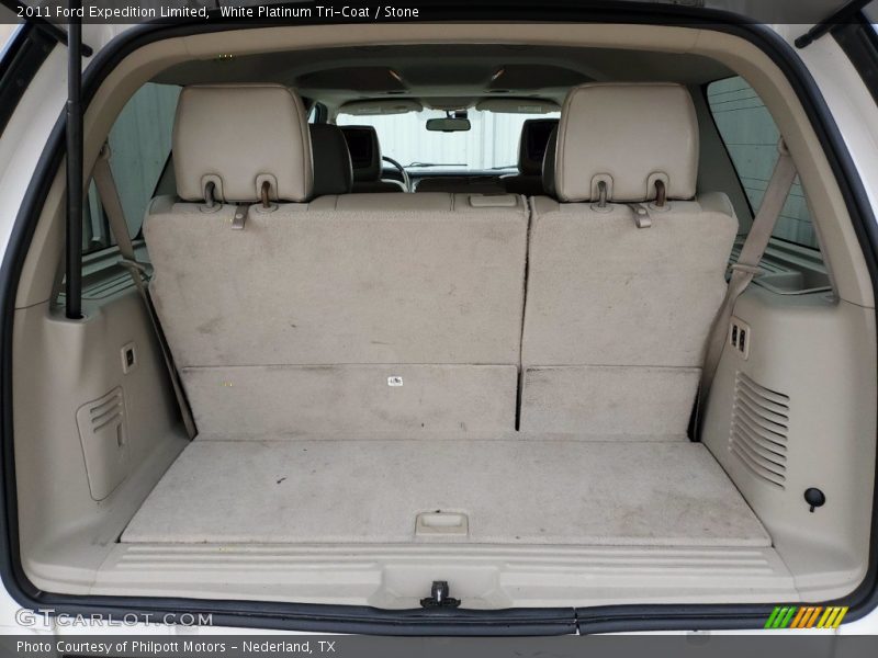 White Platinum Tri-Coat / Stone 2011 Ford Expedition Limited