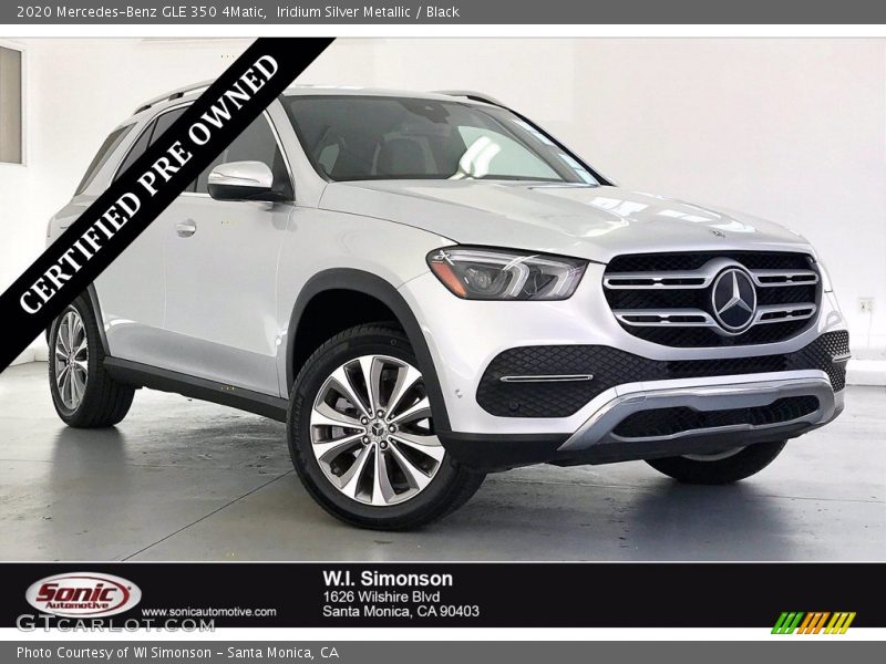 Iridium Silver Metallic / Black 2020 Mercedes-Benz GLE 350 4Matic