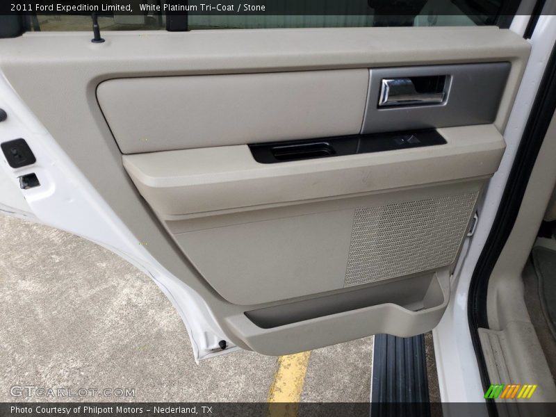 White Platinum Tri-Coat / Stone 2011 Ford Expedition Limited
