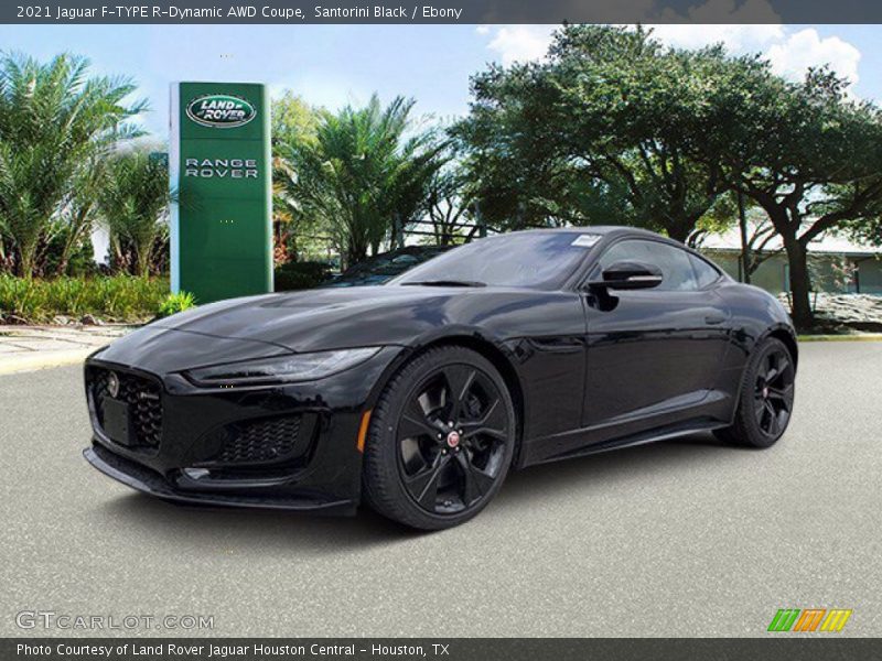 Santorini Black / Ebony 2021 Jaguar F-TYPE R-Dynamic AWD Coupe