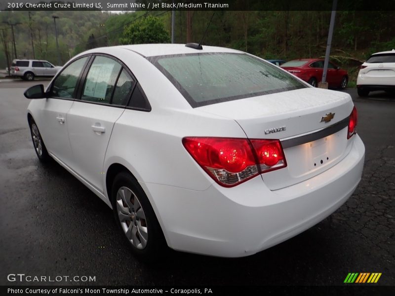 Summit White / Jet Black/Medium Titanium 2016 Chevrolet Cruze Limited LS