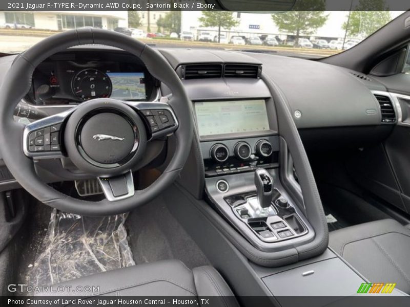 Santorini Black / Ebony 2021 Jaguar F-TYPE R-Dynamic AWD Coupe
