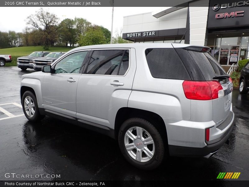 Quicksilver Metallic / Jet Black 2016 GMC Terrain SL