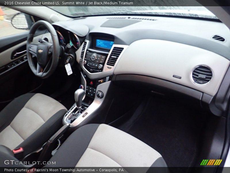 Summit White / Jet Black/Medium Titanium 2016 Chevrolet Cruze Limited LS