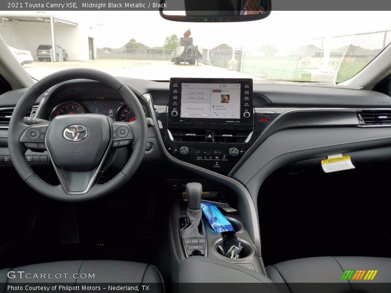 Midnight Black Metallic / Black 2021 Toyota Camry XSE