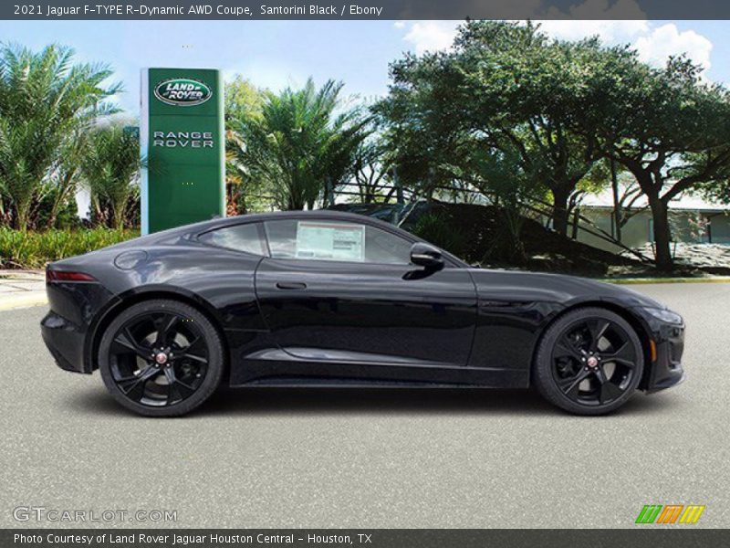 Santorini Black / Ebony 2021 Jaguar F-TYPE R-Dynamic AWD Coupe