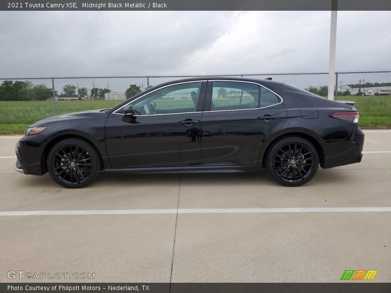 Midnight Black Metallic / Black 2021 Toyota Camry XSE