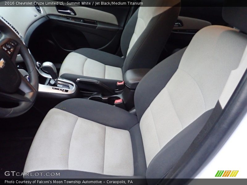 Summit White / Jet Black/Medium Titanium 2016 Chevrolet Cruze Limited LS