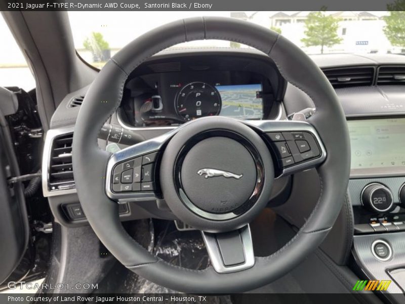 Santorini Black / Ebony 2021 Jaguar F-TYPE R-Dynamic AWD Coupe