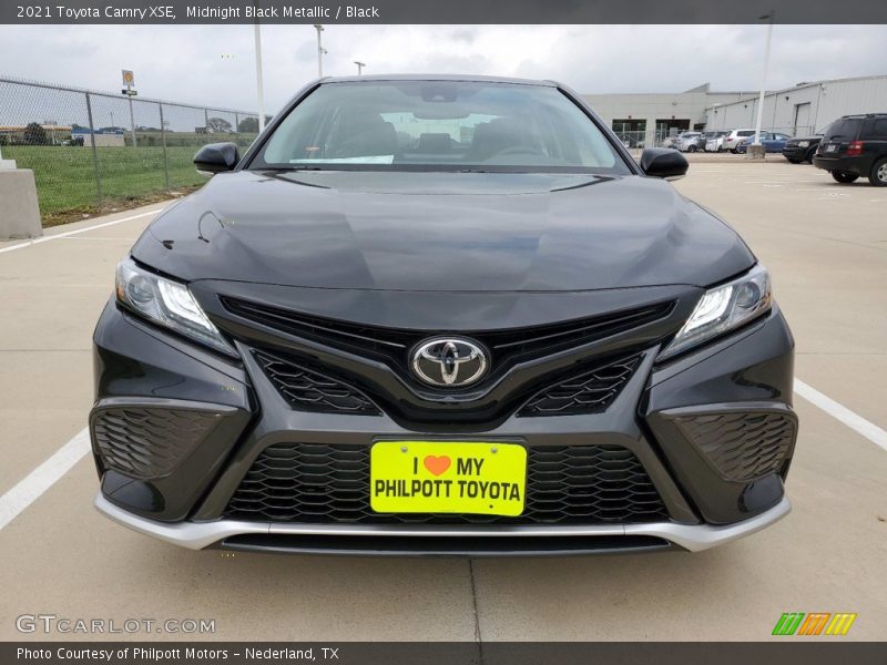 Midnight Black Metallic / Black 2021 Toyota Camry XSE