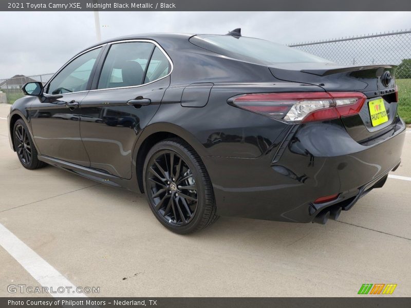 Midnight Black Metallic / Black 2021 Toyota Camry XSE