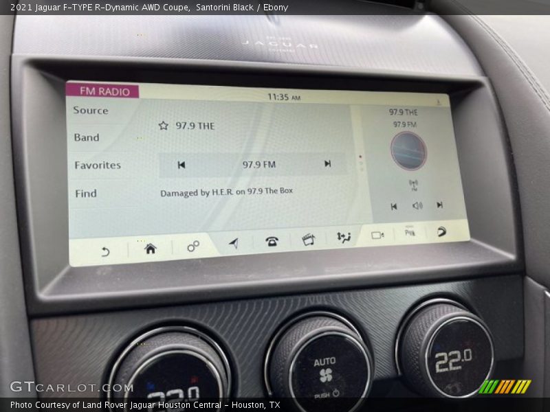 Santorini Black / Ebony 2021 Jaguar F-TYPE R-Dynamic AWD Coupe