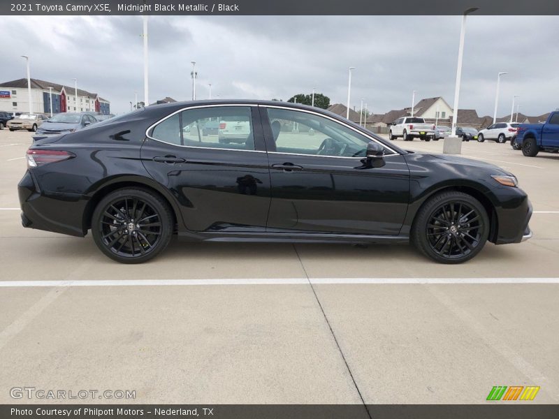 Midnight Black Metallic / Black 2021 Toyota Camry XSE