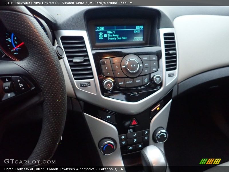Summit White / Jet Black/Medium Titanium 2016 Chevrolet Cruze Limited LS